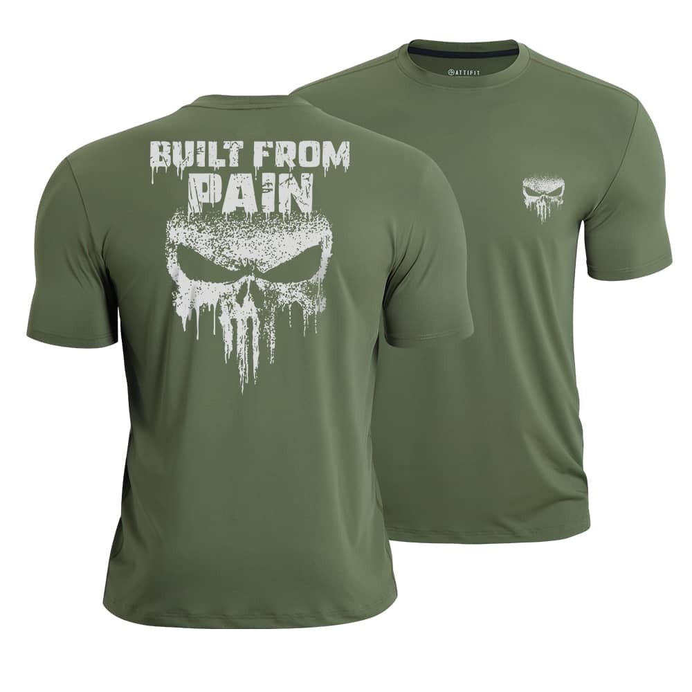 Built From Pain Athletic Quick-Dry T-Shirt