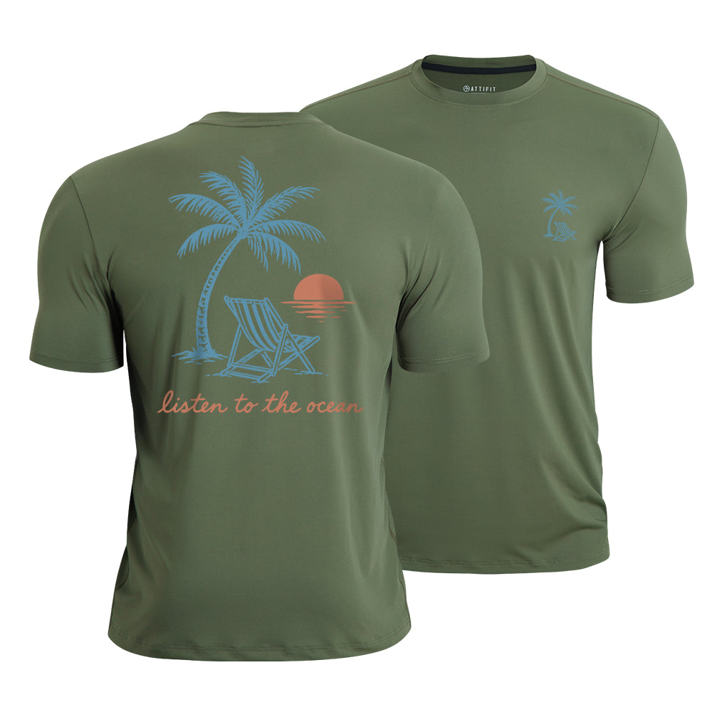 Listen To The Ocean Quick-Dry T-Shirt