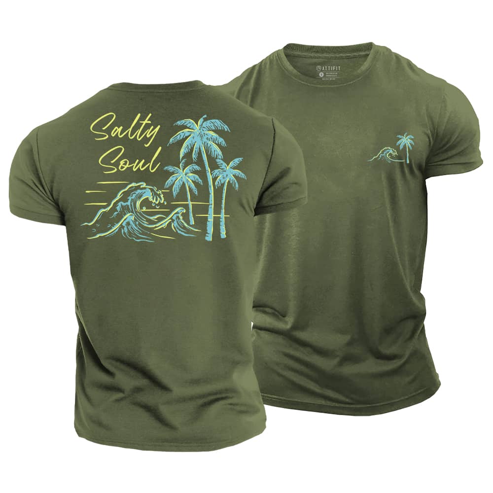 Salty Soul Cotton T-Shirt