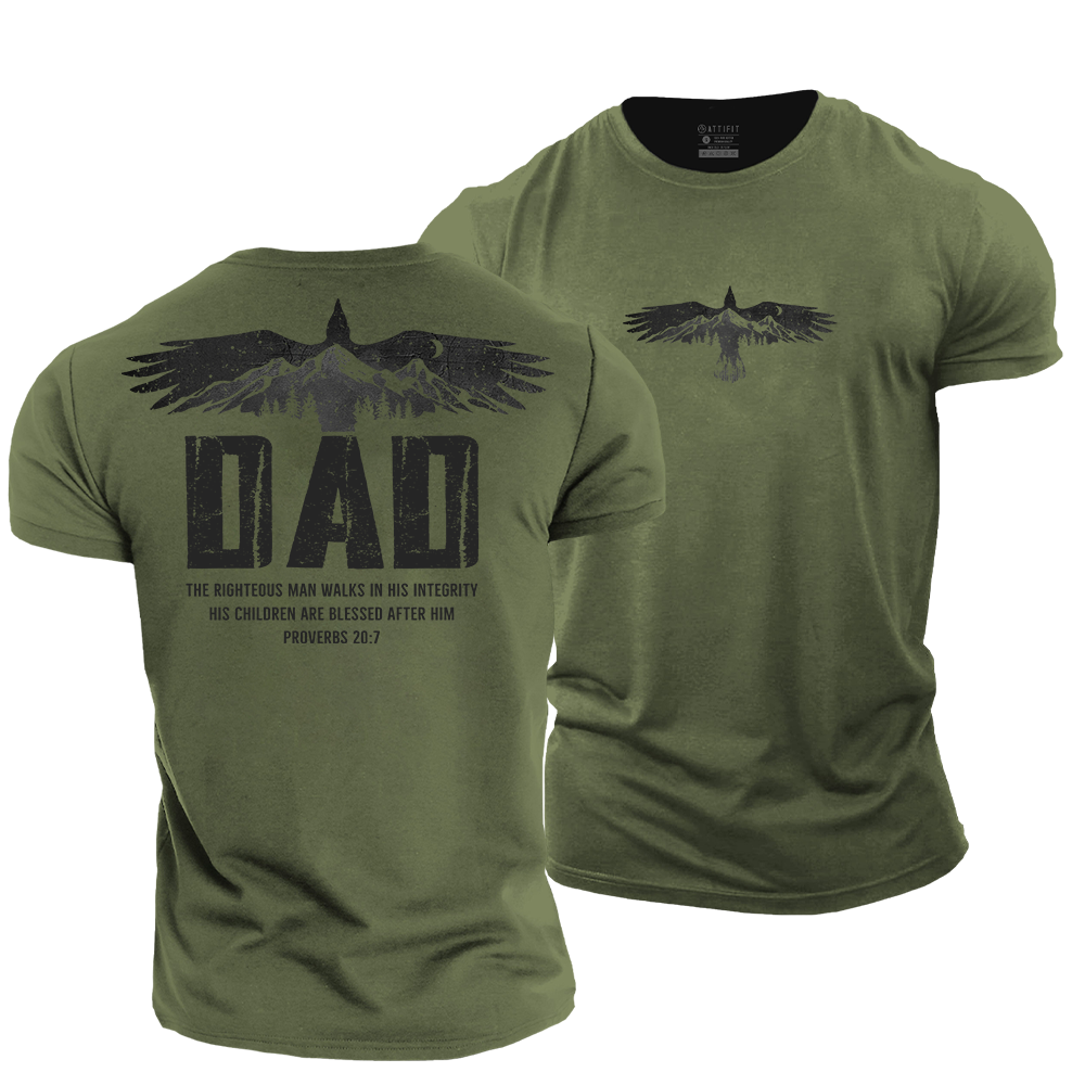 Dad: Built on Integrity Cotton T-Shirt