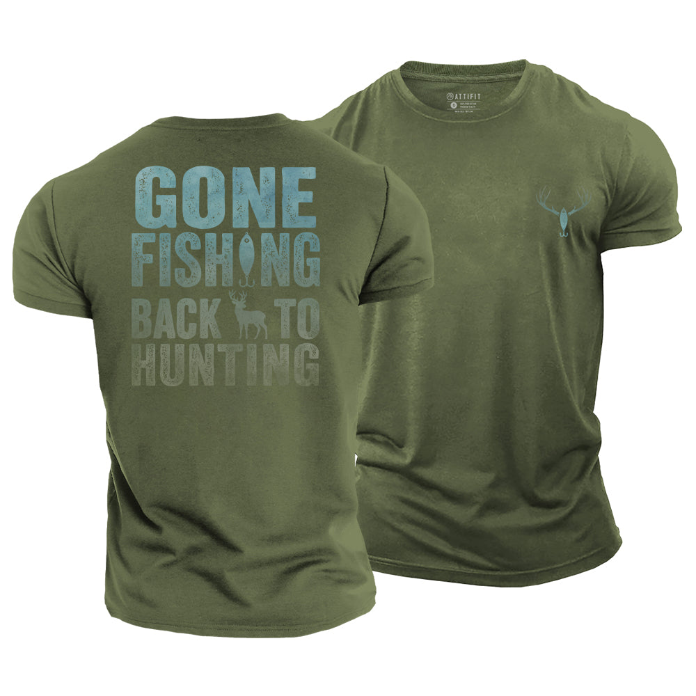 Back To Hunting Cotton T-Shirt