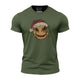 Christmas Smiley Palm Tree Quick-Dry T-Shirt