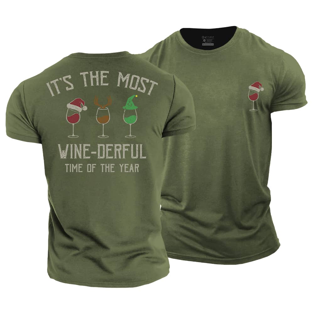 Wine-derful Time Cotton T-Shirt