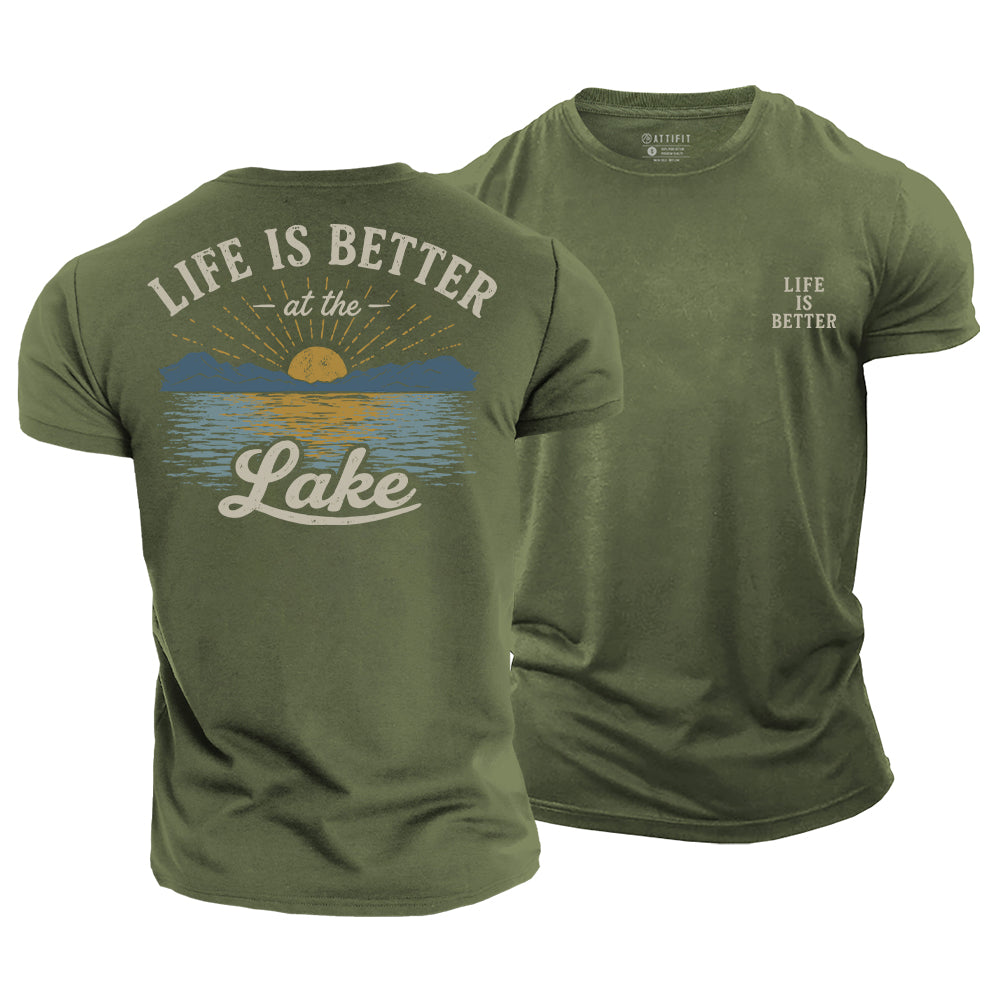 Lake Life Cotton T-Shirt