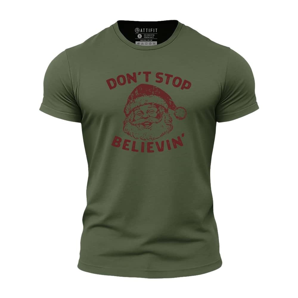 Don't Stop Believin' Athletic Quick-Dry T-Shirt