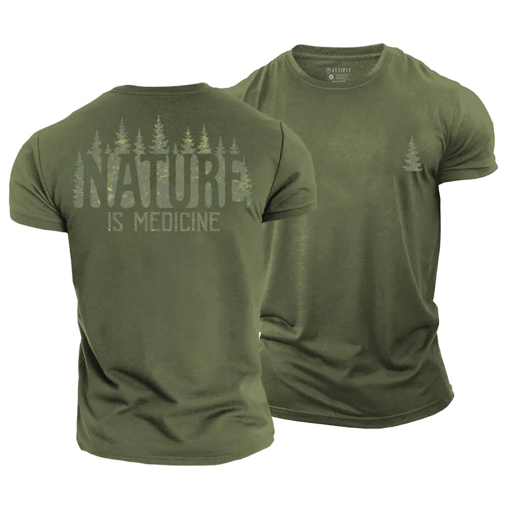 Nature Is Medicine Cotton T-Shirt