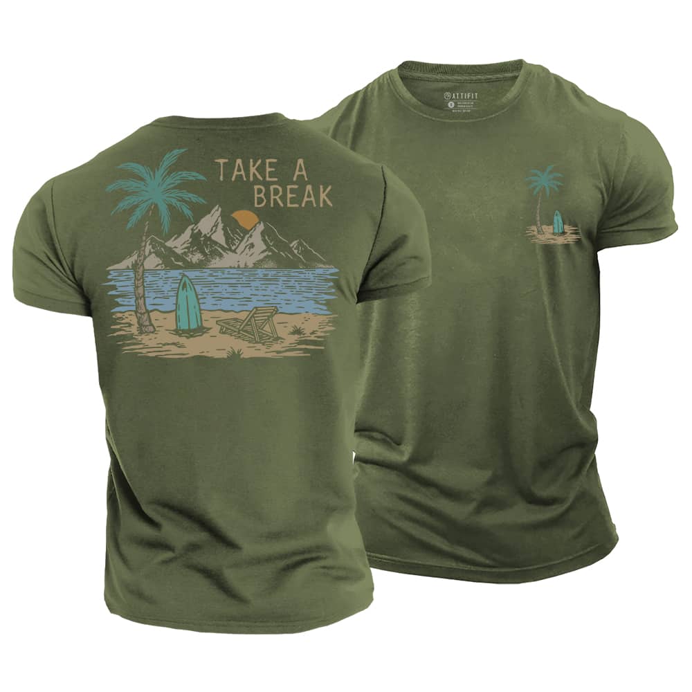 Take A Break Cotton T-Shirt