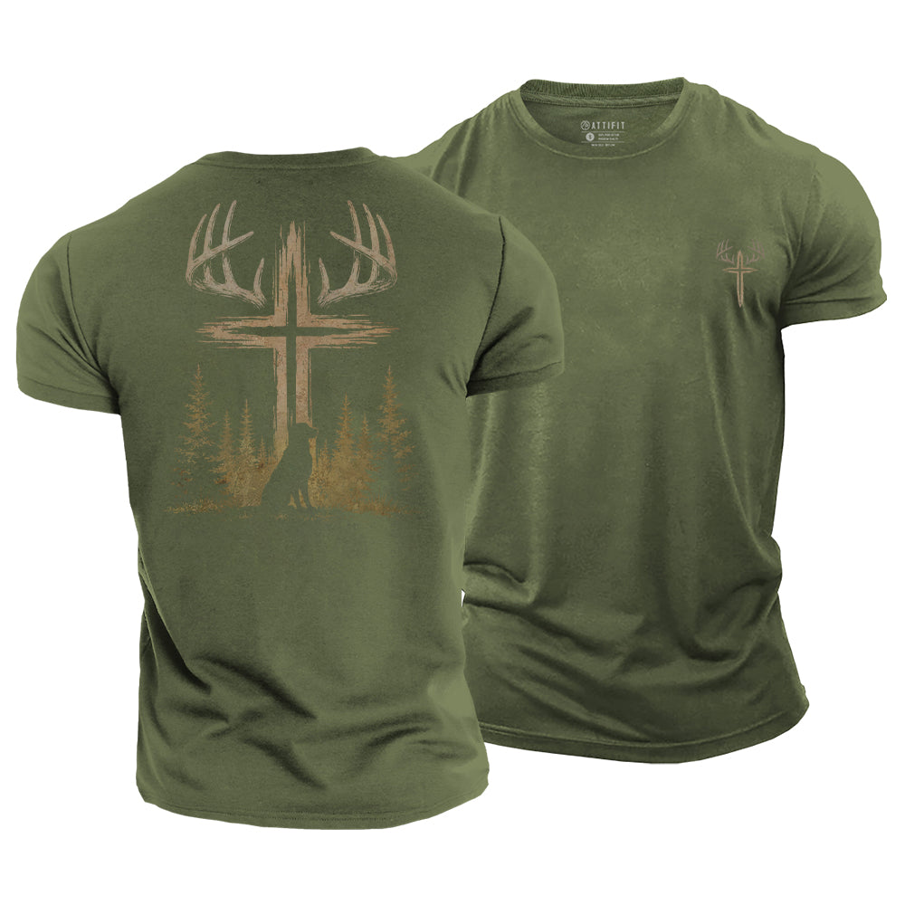 Hunting Faith Cotton T-Shirt