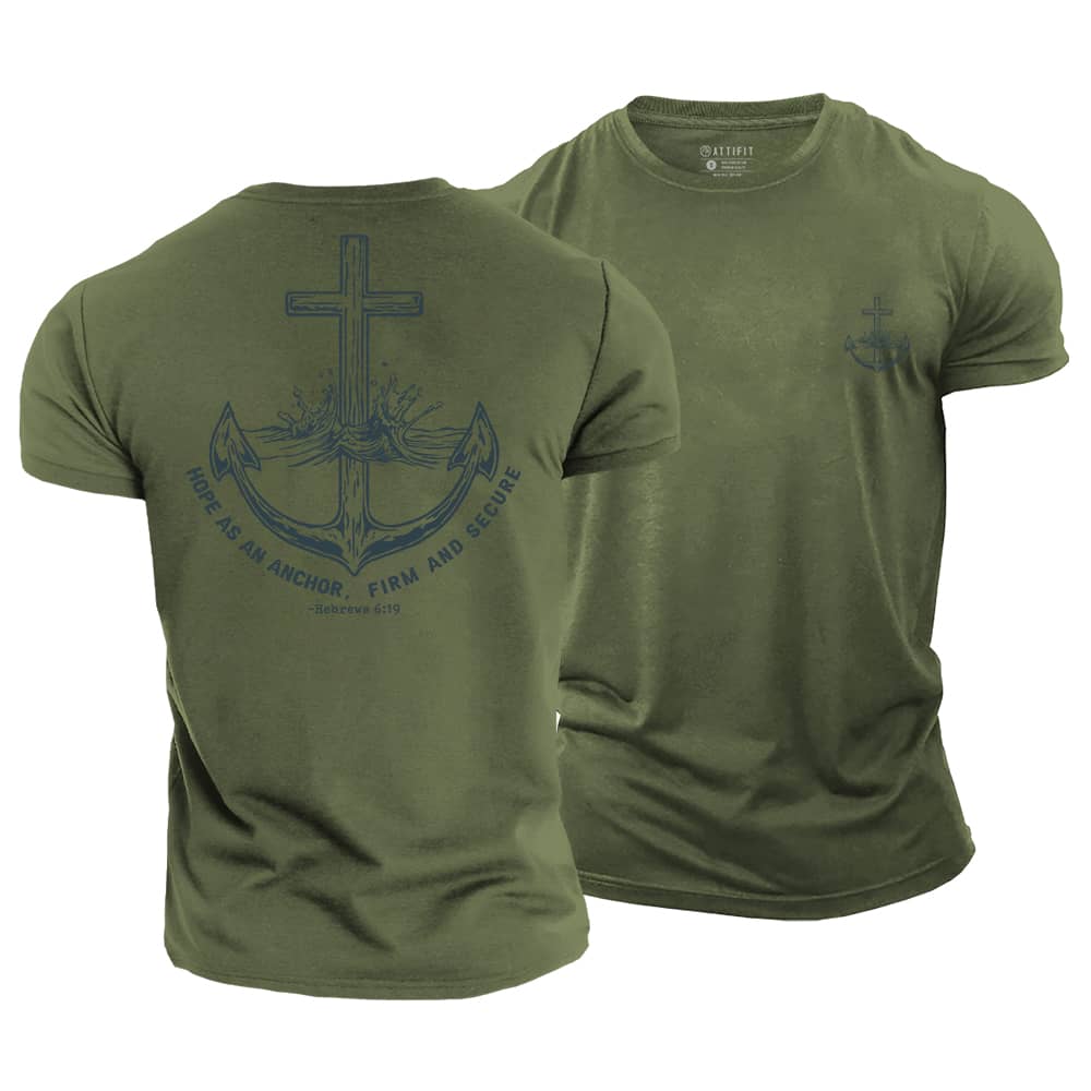 Anchor Your Soul In Hope Cotton T-Shirt