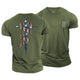 One Nation Cross Cotton T-Shirt