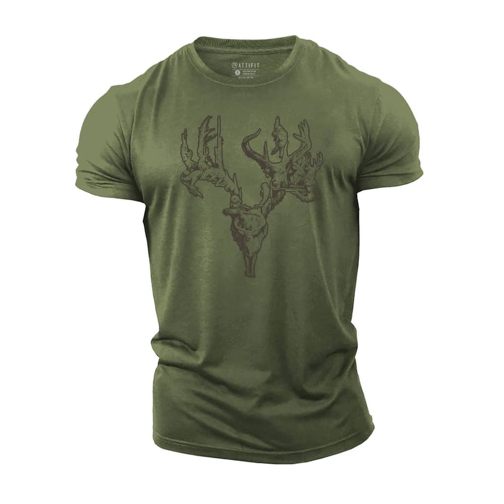 Hunt Deer Cotton T-Shirt
