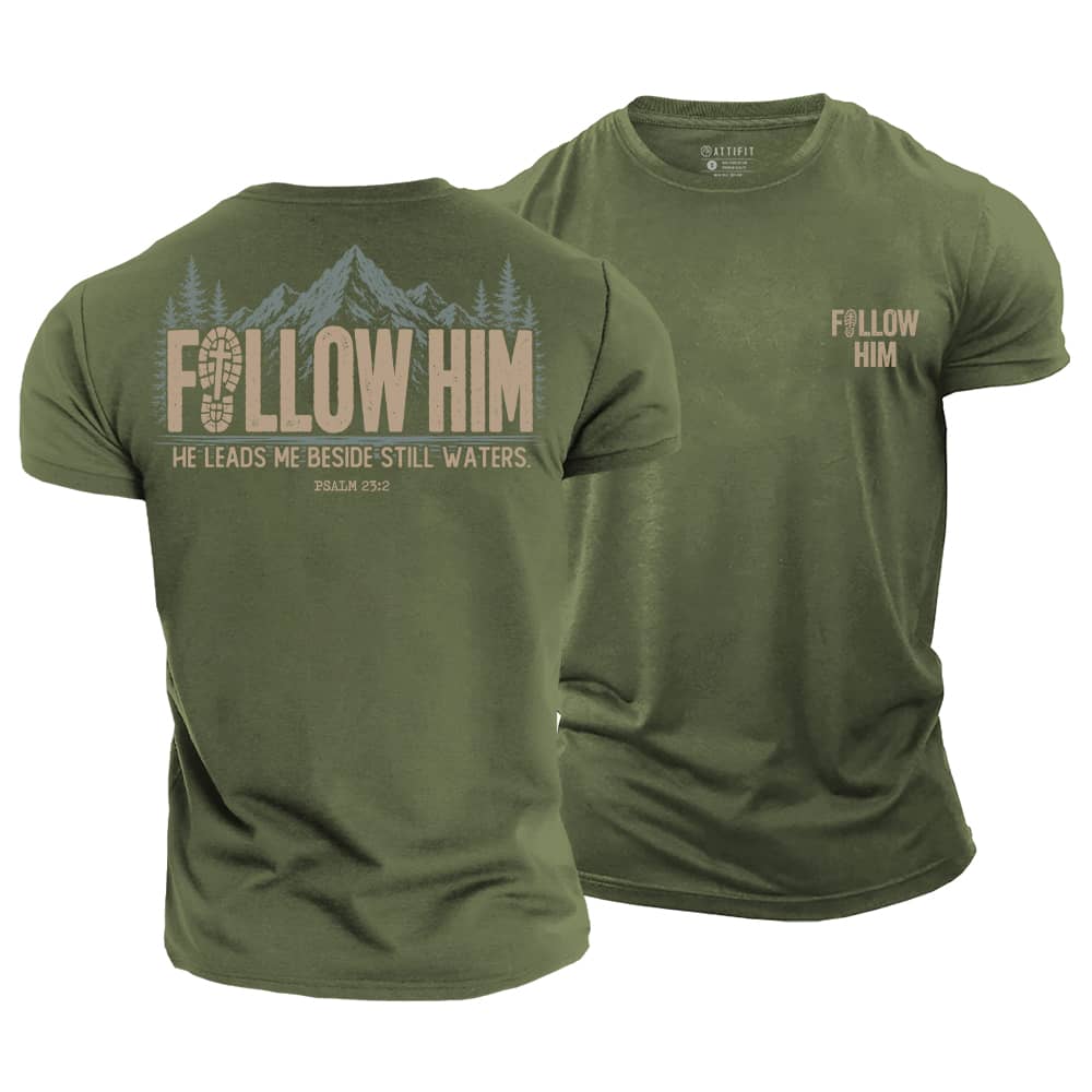 Follow Him Cotton T-Shirt