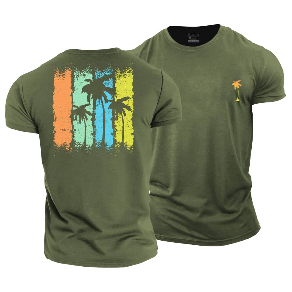 Island Blocks Cotton T-Shirt