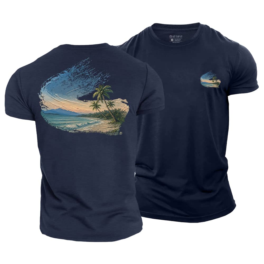Coastal Canvas Cotton T-Shirt