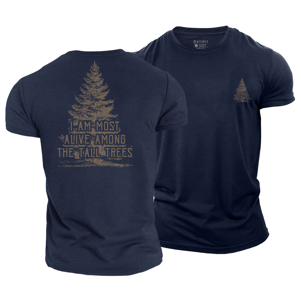 Alive Among The Trees Cotton T-Shirt