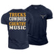 Trucks Cowboys Cotton T-Shirt