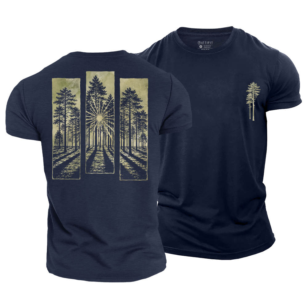 Between the Pines Cotton T-Shirt