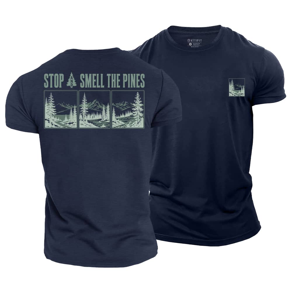 Smell The Pines Cotton T-Shirt