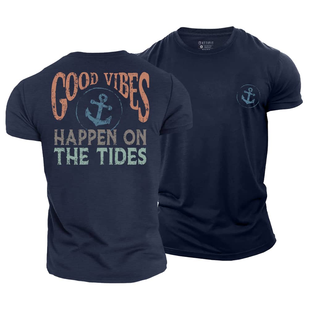 Good Tides Cotton T-Shirt