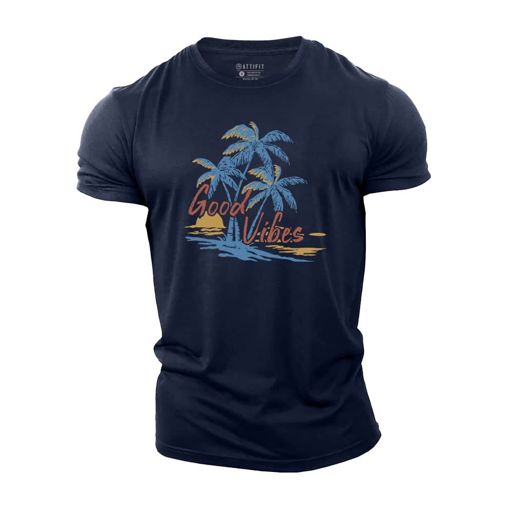 Good Vibes Palm Cotton T-Shirt