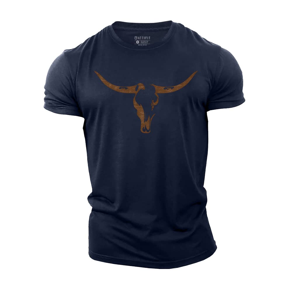 Western Longhorn Cotton T-Shirt