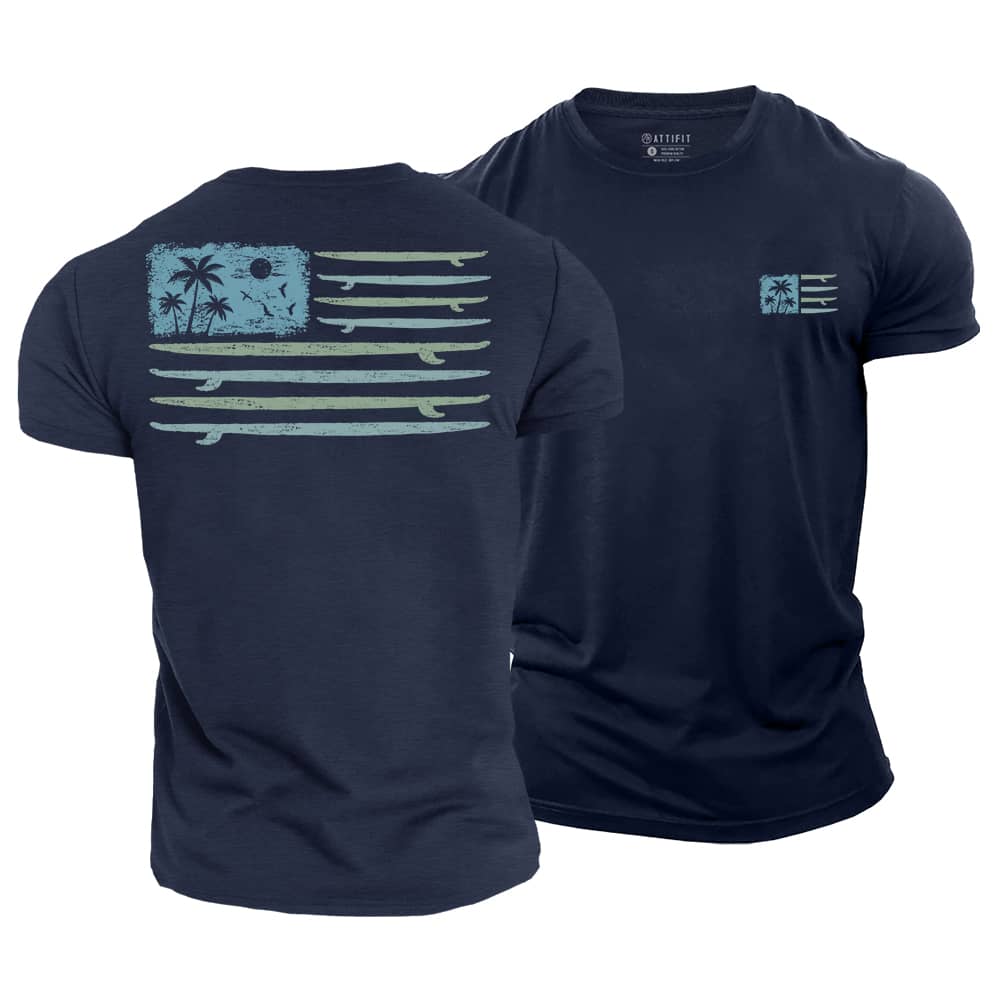 Surf Flag Cotton T-Shirt