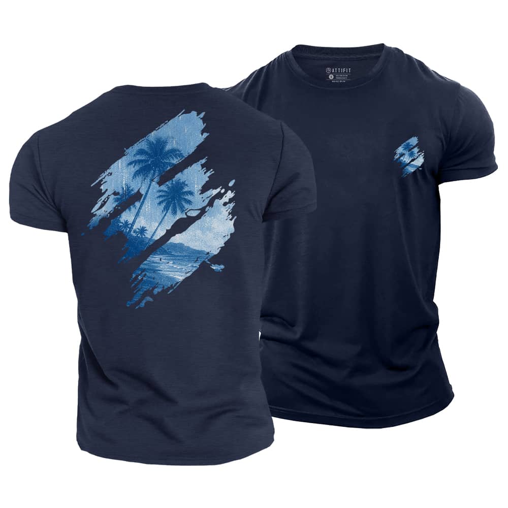Palm Impressions Cotton T-Shirt