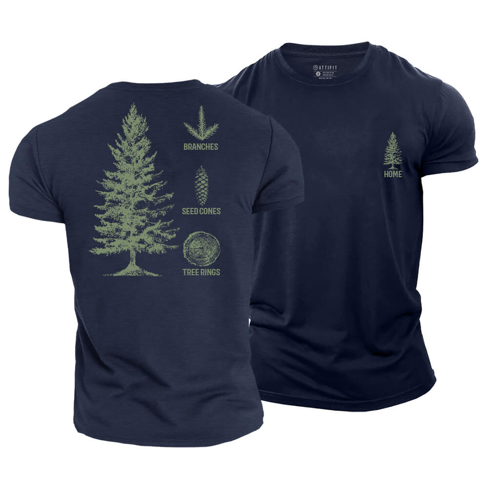 Home Tree Cotton T-Shirt
