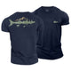 Fishing Reflection Cotton T-Shirt