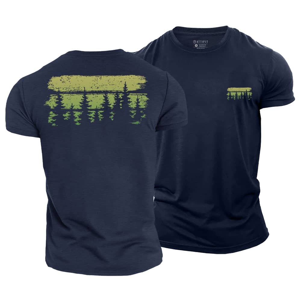 Green Forest Cotton T-Shirt