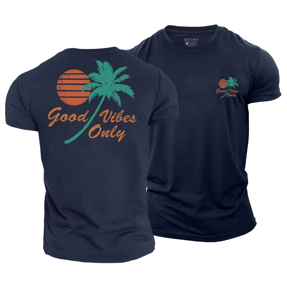 Good Vibes Only Cotton T-Shirt