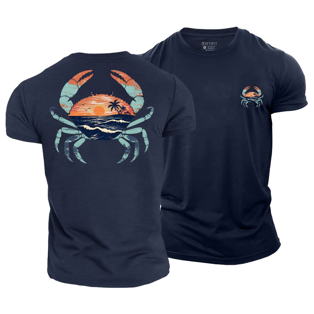 Crab Sea Cotton T-Shirt