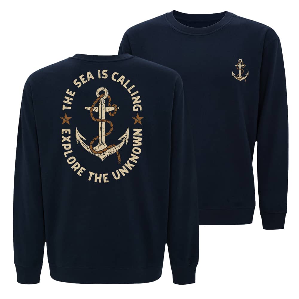 The Sea Is Calling Crewneck Sweatshirt