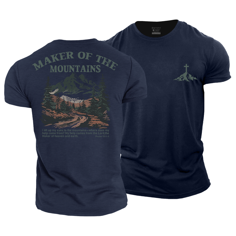 Maker of The Mountains Cotton T-Shirt