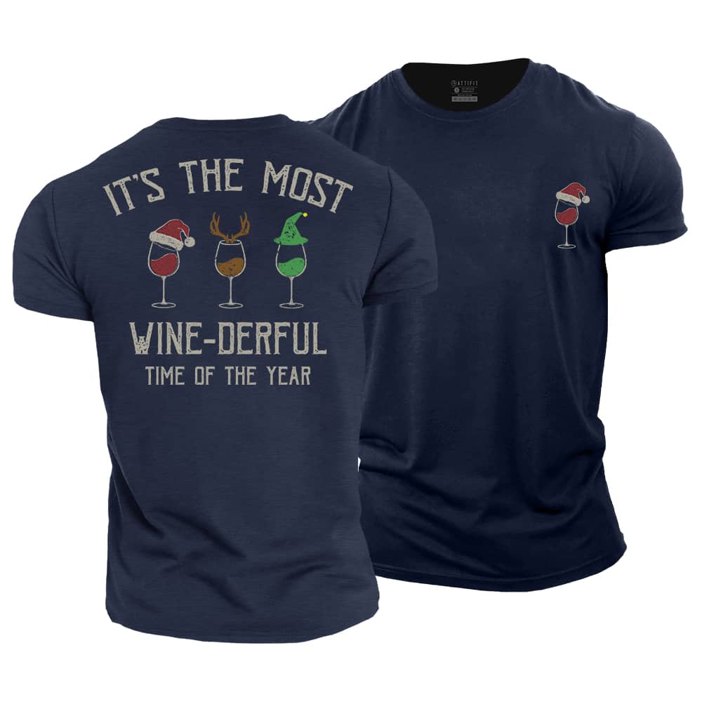 Wine-derful Time Cotton T-Shirt