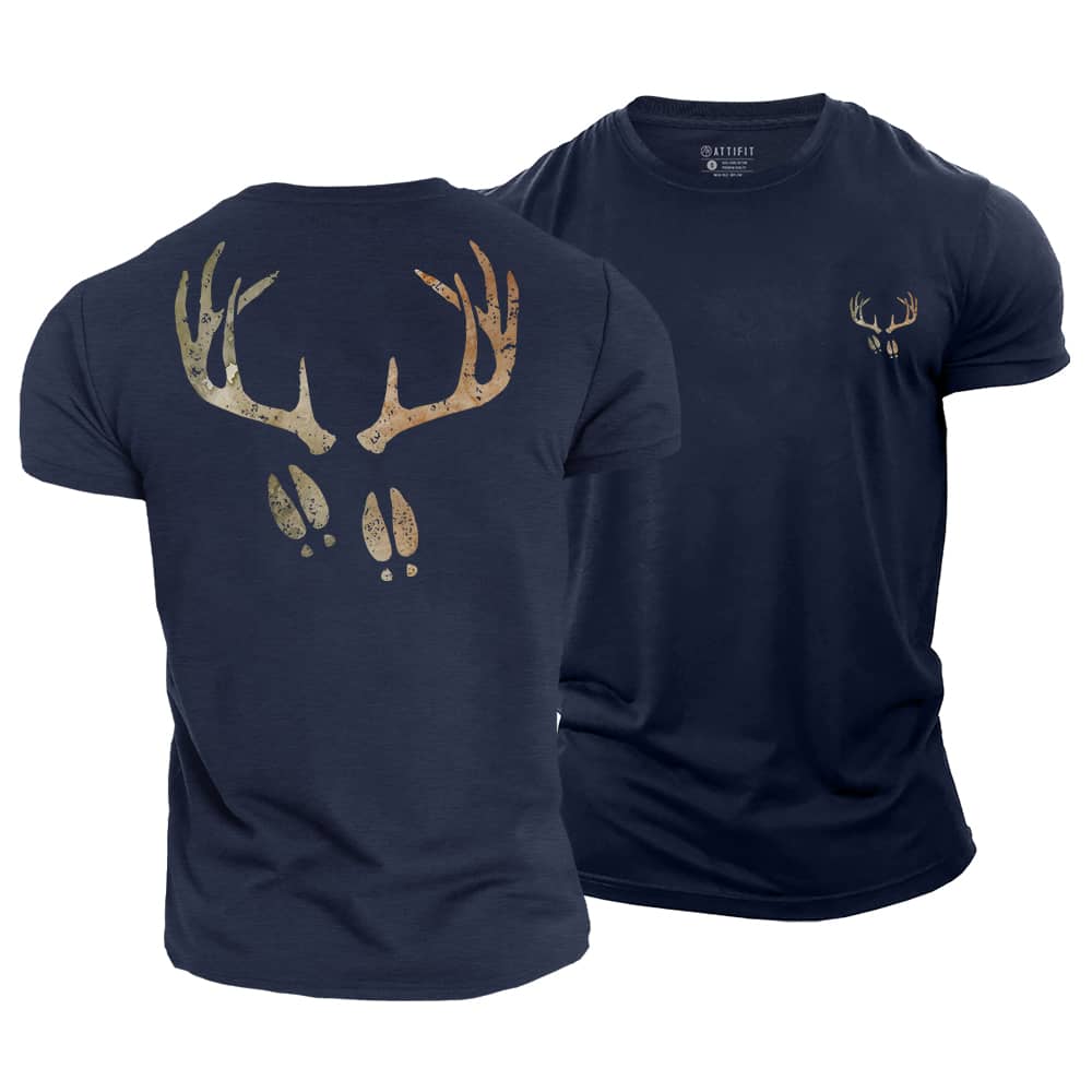 Antler Track Cotton T-Shirt