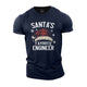 Santa's Favorite Engineer Cotton T-Shirt