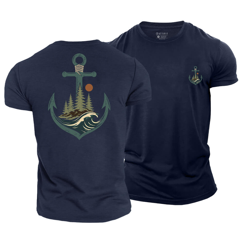 Anchor Forest Cotton T-Shirt