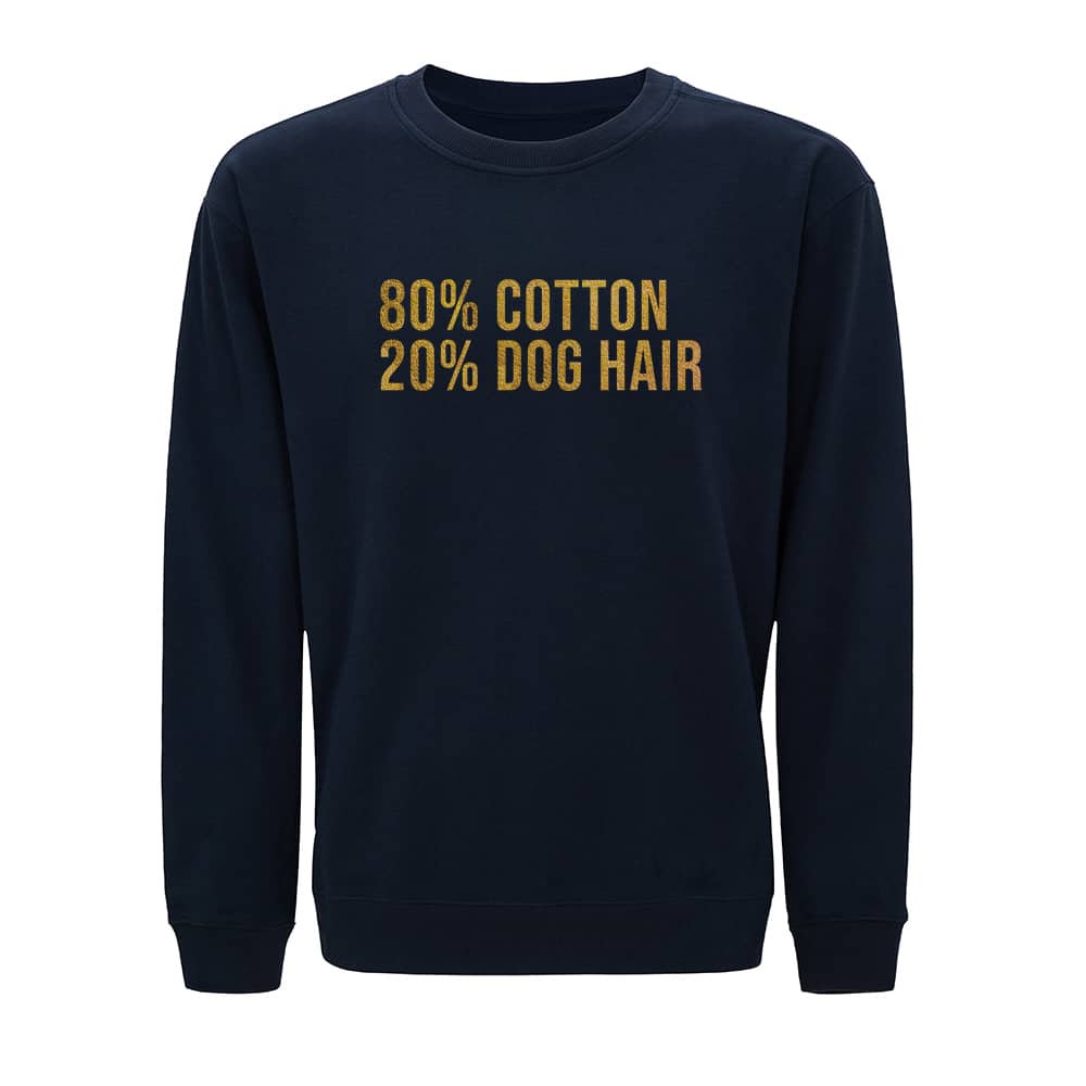 Cotton And Dog Hair Crewneck Sweatshirt