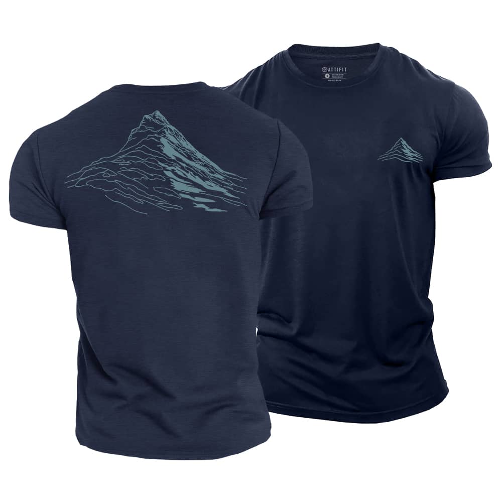 Ridge Lines Cotton T-Shirt