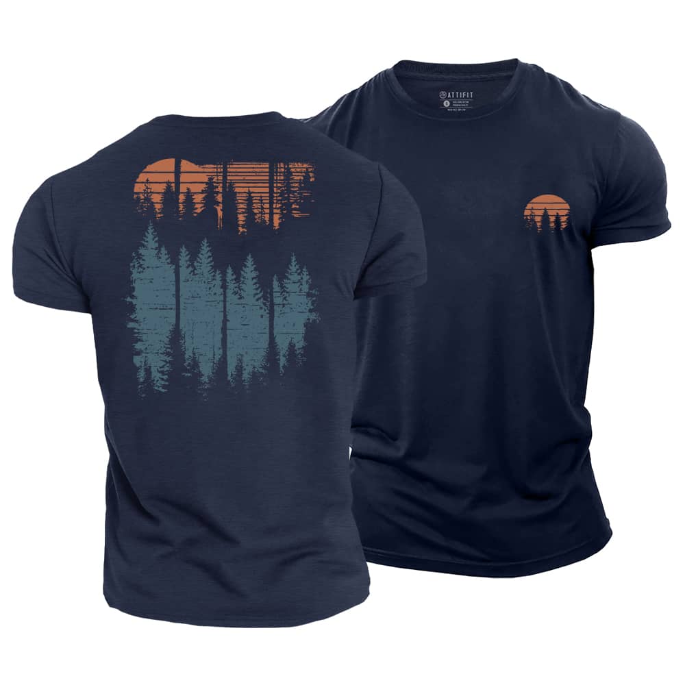 Sunset Woods Cotton T-Shirt