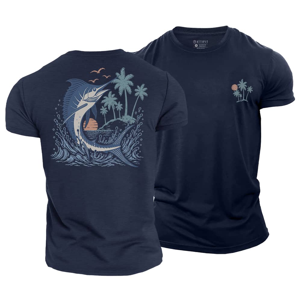 Island Splash Cotton T-Shirt