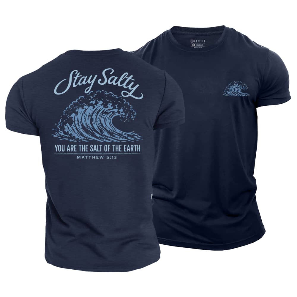 Salty Wave Cotton T-Shirt