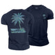 Palm Drift Cotton T-Shirt