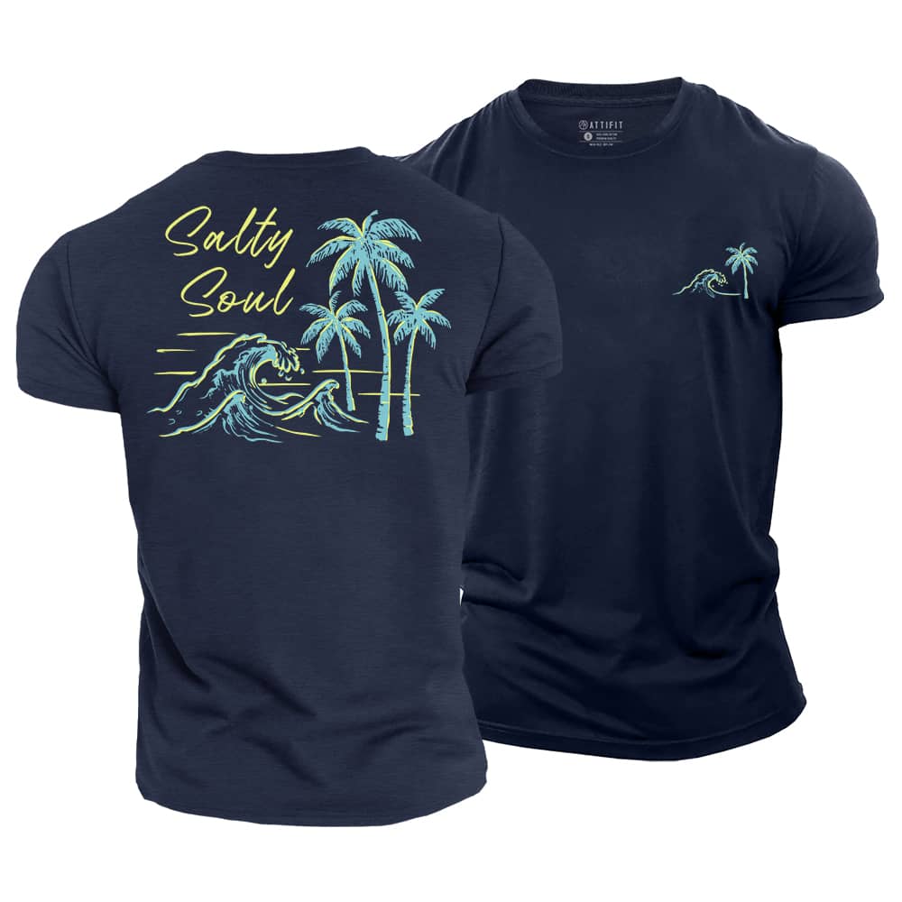 Salty Soul Cotton T-Shirt