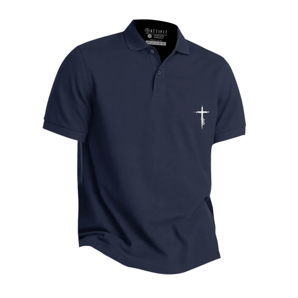 Faith Cross Polo Shirt