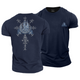 Viking Landscape Compass Cotton T-Shirt