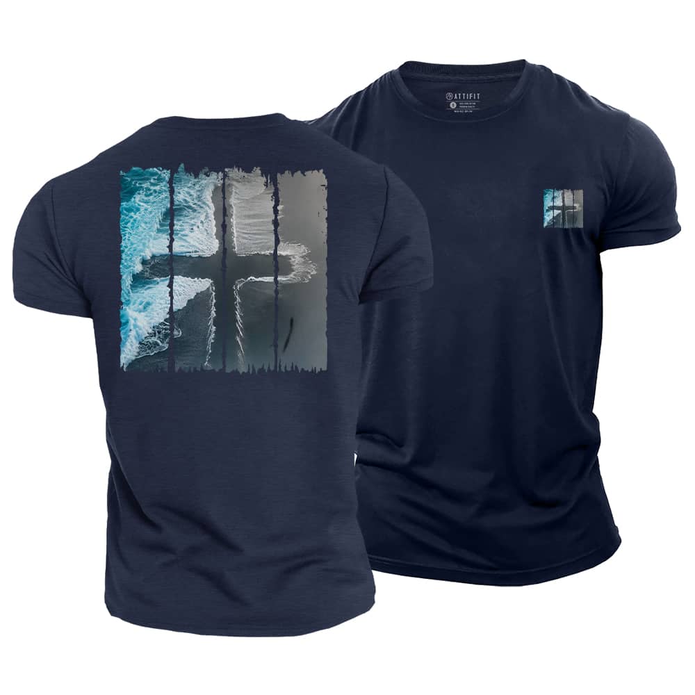 Tidal Divide Cotton T-Shirt