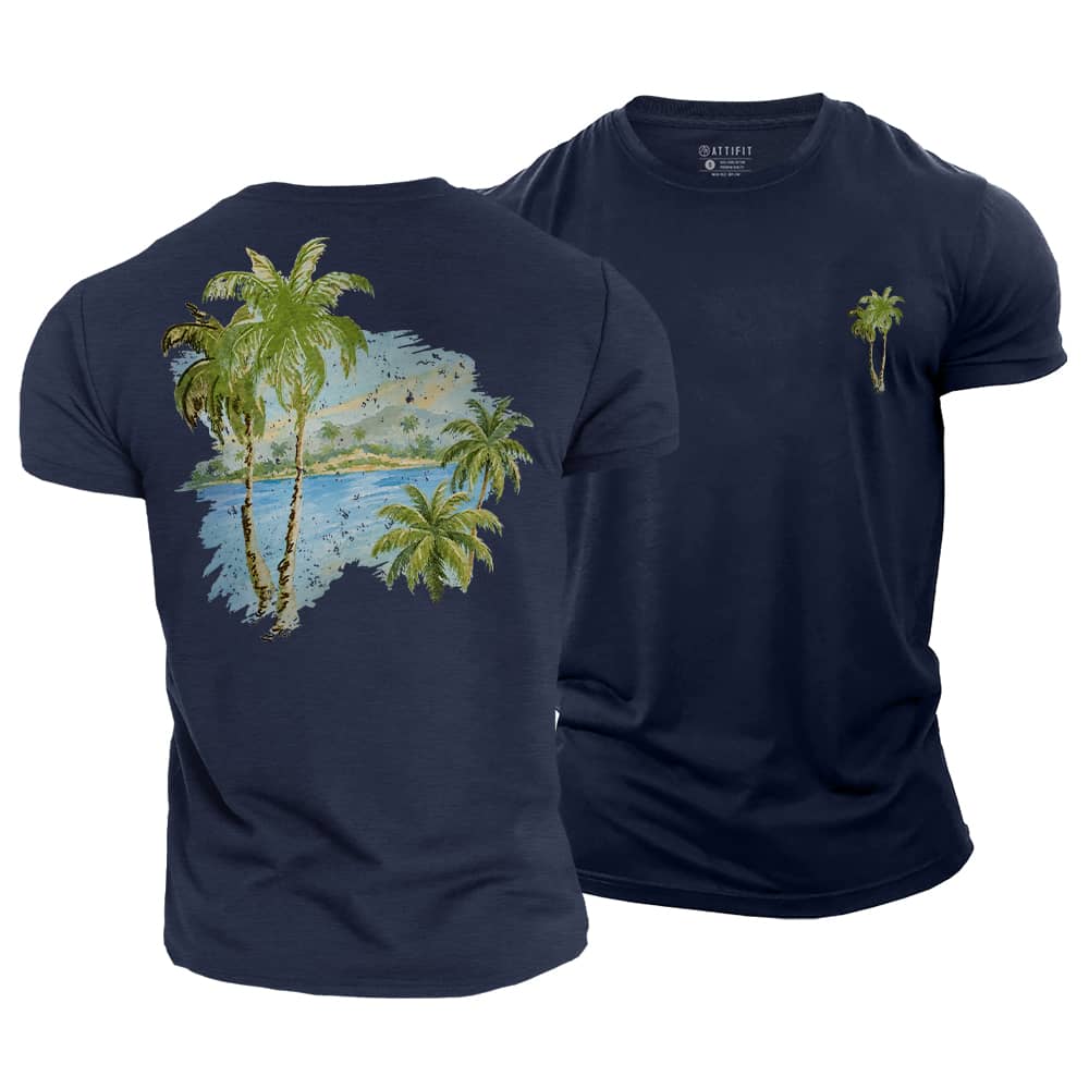Island Brush Cotton T-Shirt