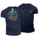 Surf Skull Cotton T-Shirt